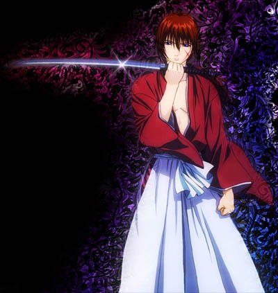 Anime Rurouni Kenshin Himura KENSHIN Blue Kendo Kimono Cosplay Costume