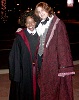 Van as Ron, Em as black!Hermione